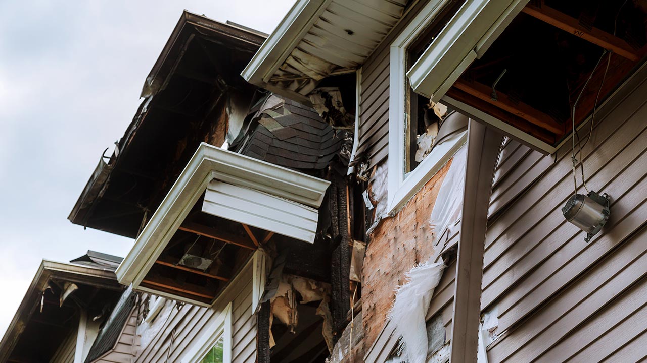 fire damage house